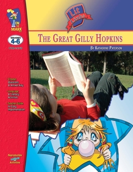 Paperback The Great Gilly Hopkins, by Katherine Patterson Lit Link Grades 4-6 Book
