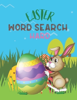 Paperback Easter Word Search Hard: Word Search Book For Adults, A Fun Easter Word Search Activity Book for Kids and Adult Book