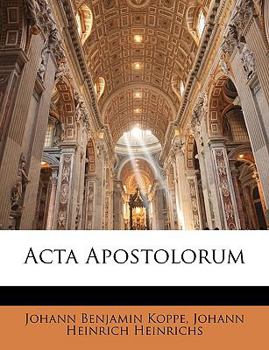 Paperback Acta Apostolorum [Greek, Ancient (To 1453)] Book