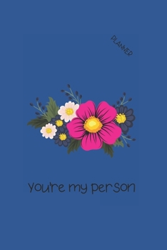 Paperback You're My Person: 5 Year Monthly Planner & Calendar Book