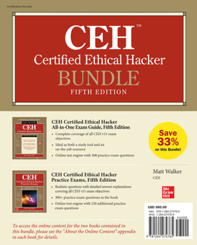 Hardcover Ceh Certified Ethical Hacker Bundle, Fifth Edition Book
