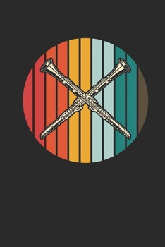 Paperback Flute Retro: Flutes Notebook, Blank Lined (6" x 9" - 120 pages) Musical Instruments Themed Notebook for Daily Journal, Diary, and G Book