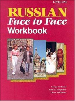 Paperback Russian Face to Face Workbook: Level One Book