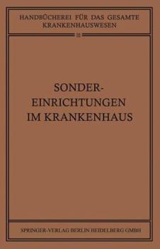 Paperback Sondereinrichtungen Im Krankenhaus [German] Book