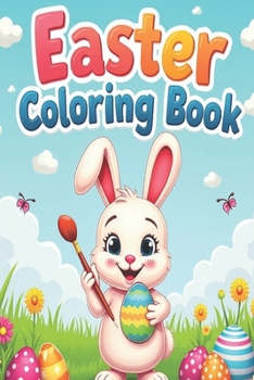 Paperback Coloring Book Easter Edition: 40 Coloring pages, 6x9 inches Book