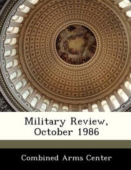 Paperback Military Review, October 1986 Book