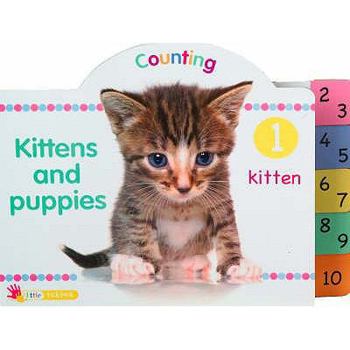 Hardcover Kitten and Puppies: Counting. Book