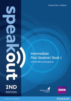 DVD-ROM Speakout Intermediate 2nd Edition Flexi Students' Book 1 with MyEnglishLab Pack Book