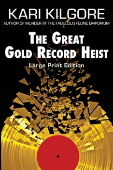 Paperback The Great Gold Record Heist [Large Print] Book