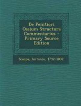 Paperback de Penitiori Ossium Structura Commentarius [Latin] Book