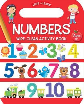 Hardcover Numbers Wipe-Clean Activity Book