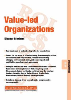 Paperback Value-Led Organizations: Organizations 07.08 Book
