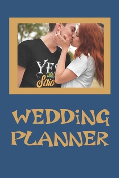 Wedding planner: 6x9" 100 lined and numbered pages beautiful Diary/Journal or Notebook to organize and plan your wonderful wedding day