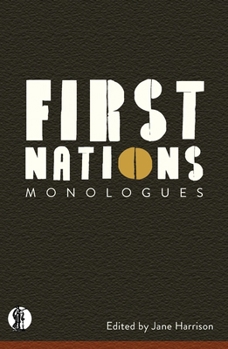 Paperback First Nations Monologues Book