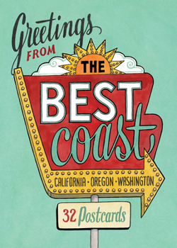 Cards Greetings from the Best Coast: 32 Postcards Book