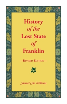 Paperback History of the Lost State of Franklin Book