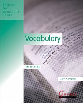 Paperback EAS Vocabulary Study Book (English for Academic Study) Book