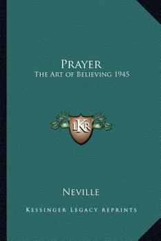 Paperback Prayer: The Art of Believing 1945 Book