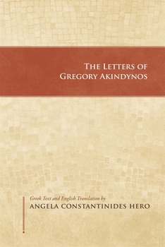 Paperback Letters of Gregory Akindynos Book