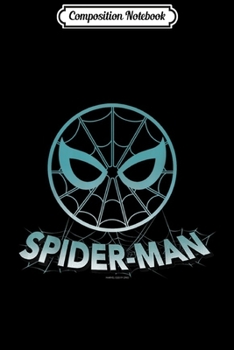 Paperback Composition Notebook: Marvel Spider-Man Far From Home Drone Projected Logo Journal/Notebook Blank Lined Ruled 6x9 100 Pages Book