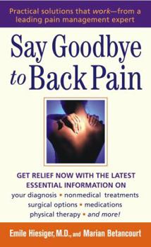 Mass Market Paperback Say Goodbye to Back Pain Book