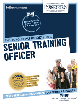 Paperback Senior Training Officer (C-1485): Passbooks Study Guide Volume 1485 Book