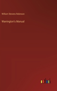 Hardcover Warrington's Manual Book