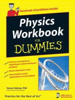 Paperback Physics Workbook for Dummies Book