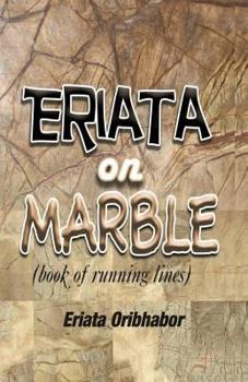 Paperback Eriata on Marble: Book of Running Lines Book