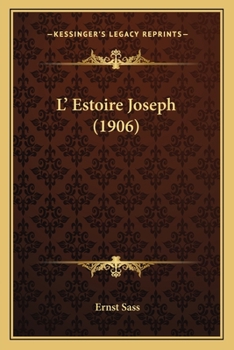 Paperback L' Estoire Joseph (1906) [German] Book