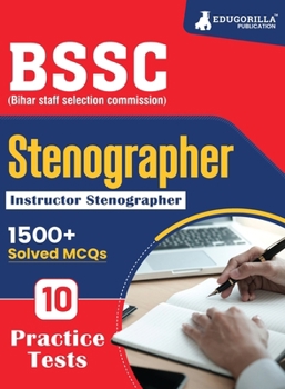 Paperback BSSC Stenographer/Instructor (English Edition) Exam Book 2023 - Bihar Staff Selection Commission 10 Full Practice Tests with Free Access To Online Tes Book