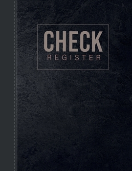 Paperback Check Register: Account Tracker Check LogBook Register Simple Checkbook and Debit Card Register Payment Record Personal Checking Accou Book