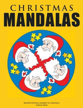 Paperback Christmas Mandalas - Beautiful Christmas mandalas for colouring in Book