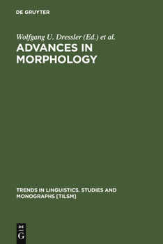 Hardcover Advances in Morphology Book