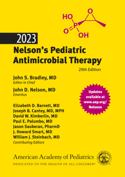 Paperback 2023 Nelson's Pediatric Antimicrobial Therapy Book
