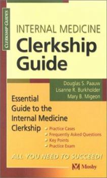 Paperback Internal Medicine Clerkship Guide Book