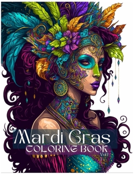 Paperback Mardi Gras: Coloring book vol 1 Book
