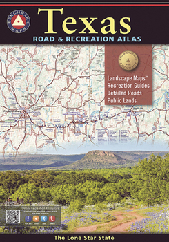 Spiral-bound Texas Road & Recreation Atlas Book