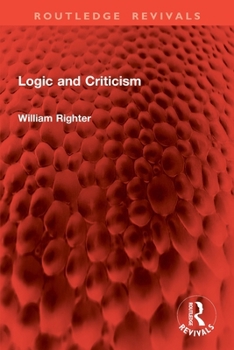 Paperback Logic and Criticism Book