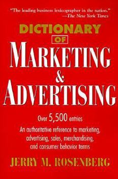 Paperback Dictionary of Marketing and Advertising Book