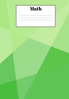 Math : 7x10 Inch 100 Page 5x5 Graph Paper (five Squares per Inch) Computation Notebook with Glossy Cover and Name Label. Perfect for Back to School for Math, Science and Design