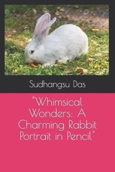 Paperback "Whimsical Wonders: A Charming Rabbit Portrait in Pencil" Book