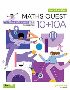 Paperback Jacaranda Maths Quest 10 + 10a Victorian Curriculum, 3e Learnon and Print Book