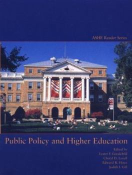 Paperback Public Policy and Higher Education Book