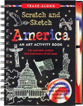 Spiral-bound Scratch & Sketch America (Trace Along) Book