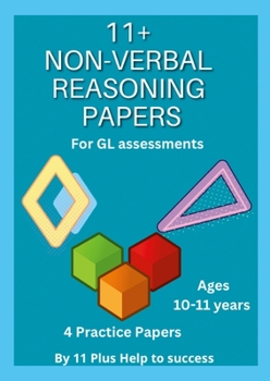 Paperback 11+ Non -verbal REASONING Papers for GL Assessments Book