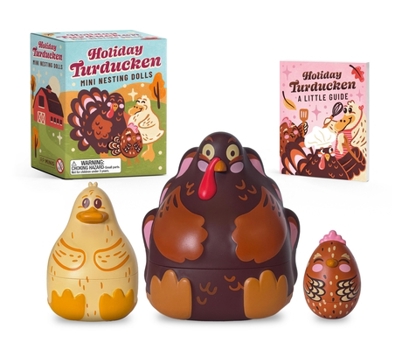 Paperback Holiday Turducken Mini Nesting Dolls Book