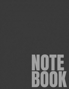 Paperback Notebook: Slate Gray College Ruled 8.5 x 11 (100 Pages) Book