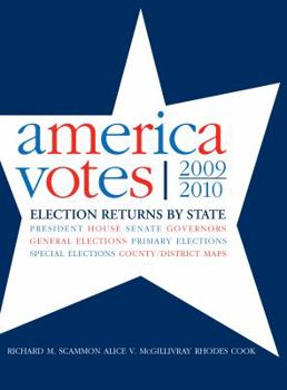 Hardcover America Votes 29: 2009-2010, Election Returns by State Book