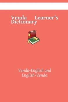 Paperback Venda Dictionary Learner's: Venda-English and English-Venda Book